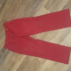 ST JOHN SPORT RED PANTS